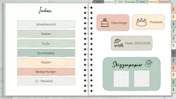 Vorschau - Lehrpläne/Lehrermaterial - Digitaler Lehrerplaner/-kalender 2025/2026 MINT - Seite 3