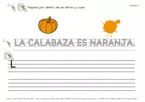 Vista previa - Hojas de trabajo - colores del otoño LECTO - página 1