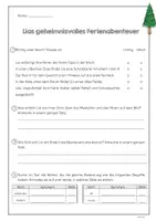 Vorschau - Arbeitsblätter - Lesetext mit Fragen - Lias geheimnisvolles Ferienabenteuer - Seite 3