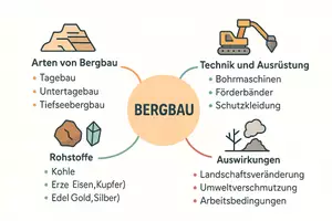 Vorschau - Arbeitsblätter - Lernposter + Arbeitsblatt zum Thema "Bergbau" + Onlineübung & MP3 + Mindmap + Infografik - Seite 3