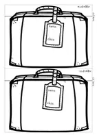 Vorschau - Mal- und Bastelvorlagen - Flipbook | Landeskunde Englisch: Koffer für eine Präsentation " travel around the world" - Seite 1