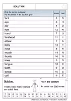 Vorschau - Arbeitsblätter - Englisch - Story Walk / Lesespaziergang : Körper / Body - Seite 3