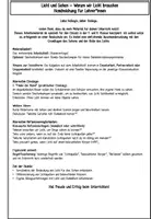 Vorschau - Arbeitsblätter - Lichtquellen – Licht und Sehen, beleuchtete Körper & Sehvorgang Physik mit Lösungen - Seite 1