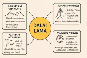 Vorschau - Arbeitsblätter - Lernposter + Arbeitsblatt "Dalai Lama" + Onlineübung & MP3 + Mindmap + Infografik - Seite 2