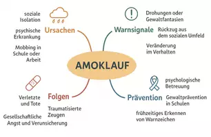 Vorschau - Arbeitsblätter - Lernposter + Arbeitsblätter zum Thema "Amoklauf" + Lösung & MP3 + Mindmap + Infografik - Seite 3
