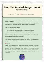 Vorschau - Arbeitsblätter - Der, die oder das - Seite 1
