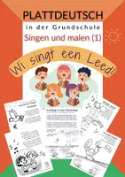Vorschau - Arbeitsblätter - Plattdeutsch "Singen und Malen" Teil 1 - Deckblatt