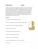 Vorschau - Text - Pope Francis - English Biography - Seite 1