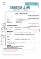 Vorschau - Arbeitsblätter - Jobs | CV | Lebenslauf | Application | Merkblatt - Seite 2