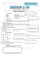 Vorschau - Arbeitsblätter - Jobs | CV | Lebenslauf | Application | Merkblatt - Seite 3