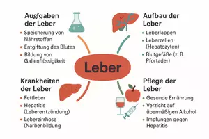 Vorschau - Arbeitsblätter - Lernposter + Arbeitsblätter zum Thema "Leber" + Lösung & MP3 + Mindmap + Infografik - Seite 3