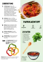 Vorschau - Unterrichtsreihen - Rezept: Paprikaeintopf (vegan) | Hauswirtschaft & Ernährung | Klasse 5–9 - Seite 1