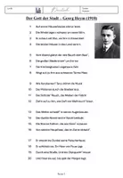 Vorschau - Arbeitsblätter - Rhetorische Mittel in "der Gott der Stadt" von Georg Heym - Seite 1