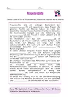 Vorschau - Stundenentwürfe - Frauenrechte Unterrichtseinheit Klasse 8-10 - Seite 2