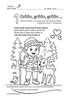 Vorschau - Arbeitsblätter - Plattdeutsch "Singen und Malen" Teil 2 - Seite 3