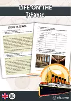 Vorschau - Arbeitsblätter - Life on the Titanic - Deckblatt