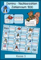 Vorschau - Spiele - Nachbarzahlen ZR 1000, Domino: Vorgänger, Nachfolger, Nachbarzehner, Nachbarhunderter - Deckblatt