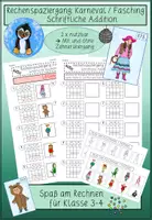 Vorschau - Arbeitsblätter - Mathe Klasse 3 ✨ Wachsende Materialpaket – Rechenspaziergänge, Arbeitsblätter, Dominos & mehr für den Zahlenraum 1000✨ - Seite 1