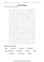 Vorschau - Arbeitsblätter - Suchsel Satzanfänge - Deckblatt