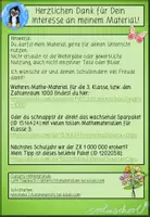 Vorschau - Mal- und Bastelvorlagen - Rechenspaziergang oder Rechne, schneide, klebe Frühling – Schriftliche Addition & Addition + Subtraktion im Zahlenraum 1000 | Klasse 3 - Seite 1