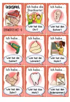 Vorschau - Spiele - Dehnungs h & stummes h | Lesespiel: Ich habe – Wer hat? | Grundschule - Seite 1