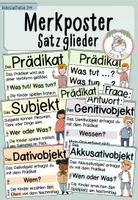 Vorschau - Poster - Merkposter Satzglieder I Kl. 4+5 - Deckblatt