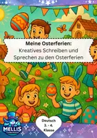 Vorschau - Arbeitsblätter - Kreativer Ferienrückblick Ostern Klasse 3/4 - Deckblatt