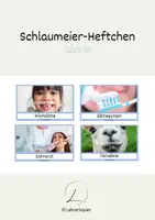 Vorschau - Text - Schlaumeier-Heftchen: Zähne (Lesen auf Satzebene, Silbenschrift) - Deckblatt
