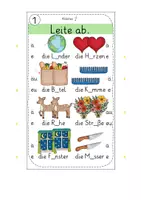 Vorschau - Spiele - Ableiten Klammerkarten (Freiarbeitsmaterial Rechtschreibstrategien) - Deckblatt