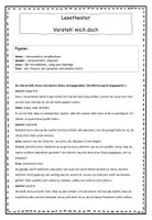 Vorschau - Arbeitsblätter - Lesetheater / Rollenspiel: Konflikt unter Freundinnen (6.-8. Klasse; Leseförderung; DaZ-geeignet) - Deckblatt