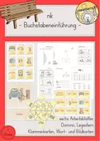 Vorschau - Arbeitsblätter - Buchstabeneinführung nk - Deckblatt