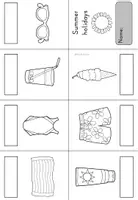 Vorschau - Arbeitsblätter - Summer holidays (Sommerferien, Summer) Faltbuch - Englisch - Seite 2