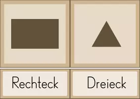 Vorschau - Bildkarten - Bildkarten Flächen: Grundformen erkennen und benennen - Seite 2