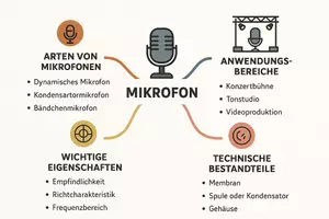 Vorschau - Arbeitsblätter - Lernposter + Arbeitsblätter zum Thema "Mikrofon" + Lösung & MP3 + Mindmap + Infografik - Seite 3