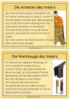 Vorschau - Text - Differenzierte Wissenskarten - Imker / Biene - Seite 2