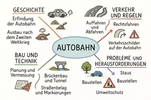 Vorschau - Arbeitsblätter - Arbeitsblätter zum Thema "Autobahn" + Lösung & MP3 + Mindmap + Infografik - Seite 2