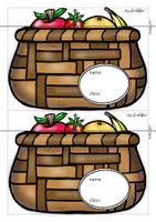 Vorschau - Arbeitsblätter - Fruits | Klappheft | Bastelvorlage - Seite 1