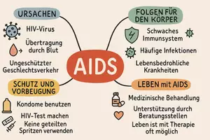Vorschau - Arbeitsblätter - Lernposter + Arbeitsblatt "AIDS" + Onlineübung & MP3 + Mindmap + Infografik - Seite 3