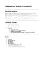 Vorschau - Präsentationen/Tafelbilder - Theaterstück: Mission: Traumschule - Seite 1