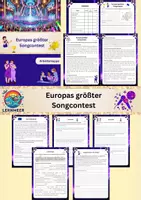 Vorschau - Arbeitsblätter - Europas größter Songcontest_Mappe (Gymnasium/Mittelschule) - Deckblatt
