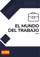 Vorschau - Arbeitsblätter - Die Arbeitswelt-El mundo del trabajo - Deckblatt