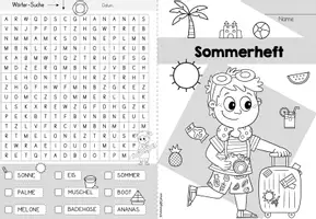 Vorschau - Arbeitsblätter - Sommer - Seite 1