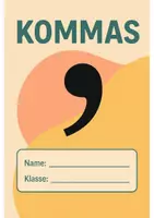 Vorschau - Arbeitsblätter - Kommasetzung (editierbar inkl. Musterlösungen) - Deckblatt