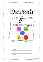 Vorschau - Arbeitsblätter - FRESCH Satz des Tages - Deckblatt
