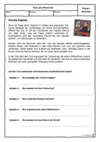 Vorschau - Unterrichtsreihen - Materialpaket - Papstwahl - Papstwechsel - Deckblatt