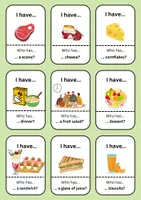 Vorschau - Spiele - Spiel Englisch: I have... Who has...: Food and Drinks - Seite 2