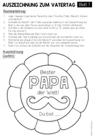 Vorschau - Mal- und Bastelvorlagen - VATERTAG - Bastelvorlagen (Materialpaket) - Seite 3