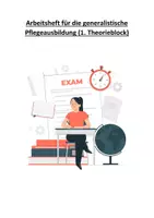 Vorschau - Arbeitsblätter - Arbeitsheft für die generalistische Pflegeausbildung (1 - Deckblatt
