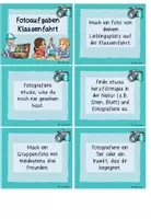 Vorschau - Aufgabenkarten - Klassenfahrt Fotoaufgaben - Seite 3