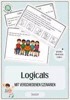 Vorschau - Anderer Materialtyp - Logicals: Leserätsel für Klasse 3 und 4 - Deckblatt